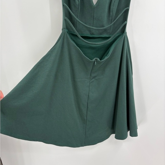Lulus Green A Line Mini Backless Prom Event Hoco Skater Dress Size Small - Picture 11 of 15